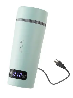 100-250v Balbali 972736650955 Dual Voltage Travel Kettle - 12oz Portable Water Boiler/warmer/heate