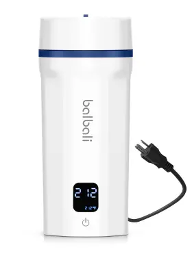 100-250v Balbali 972736651051 18.6oz Portable Kettle For Travel Dual Voltage International/glo