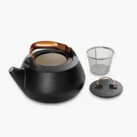 Ckw-1106 Barebones Enamel Lined Cast Iron Teapot 40 Oz Perfect For Kitchen