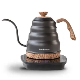 Barismate 749944418419 Electric Stainless Steel Gooseneck Kettle With Temperature Variable For Coffe