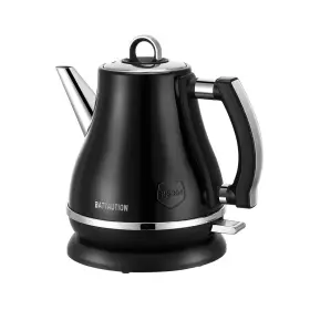 Fy-003 Battaution Electric Kettle 1.2 Liter 1000w Black Small Vintage With 100% 304 Stainless