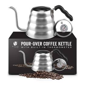 Bean Envy 862074000351 Pour Over Coffee Kettle - 40 Oz Stainless Steel Gooseneck And Tea Ke