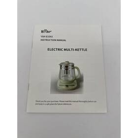 Bear Ysh-e15a1 Electric Multi Kettle Ysh E15a1 1.5l 800w Glass Base New