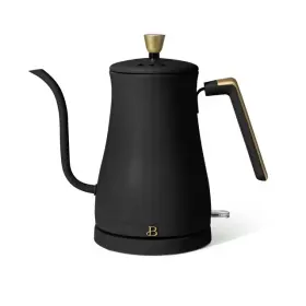 19280-1 Beautiful 1-liter Electric Gooseneck Kettle 1200 W Black Sesame By Drew Barrymore