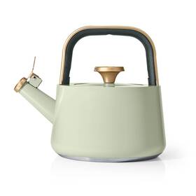 Beautiful 19542 1.8l Ceramic Non-stick Stovetop Tea Kettle Sage Green By Drew Barrymore