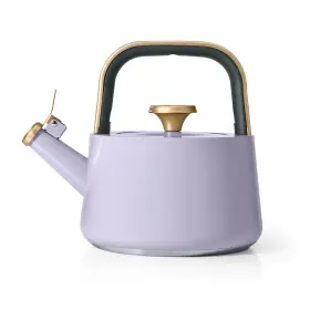 19543 Beautiful 1.8l Ceramic Non-stick Stovetop Tea Kettle Lavender By Drew Barrymore