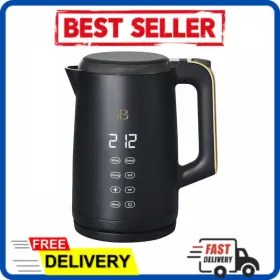 427992104 Beautiful 1.7 L Electric Kettle 1500 W With One-touch Activation Black Sesame