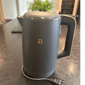 Beautiful By Drew Barrymore Ke5021z-ul Programmable Temperature Kettle 1.7l Charcoal Grey