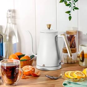 Beautiful L-123 1-liter Electric Gooseneck Kettle 1200 W White Icing Durable Design
