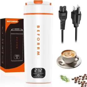 By-k16 Beforrm Travel Electric Kettle Small Portable Hot Water 450ml 4 Temperature