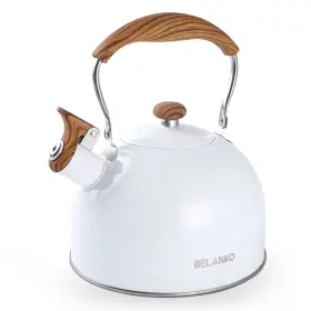 Be-2.5l-gw Belanko Tea Kettle 85 Oz / 2.5 Liter Whistling Pots For Stove Top Fo