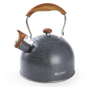 Be-2.5l-gy Belanko Tea Kettle 85 Oz / 2.5 Liter Whistling Pots For Stove