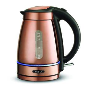 Bella B07hrq9bq6 1.7 Liter Electric Illuminated Glass Kettle Quickly Boil Water For Tea C