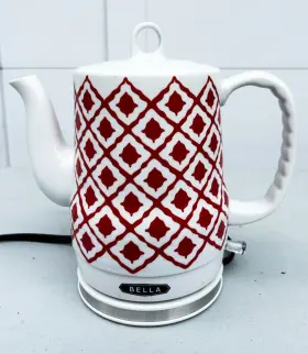 Bla14102 Bella Electric Ceramic Kettle Red