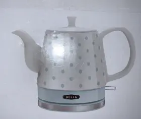 Hl9161676 Bella Electric Ceramic 0.8l Kettle White And Blue Polka Dots. Rare. New