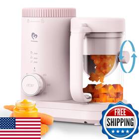 Bellababy B0dsvwvk8f Baby Food Maker Processor - Puree Blender And Steamer With Reversible Ba