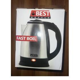 Best Bek11916-1 Cordless Electric Kettle 2l Stainless Steel 1000w Auto Shut-off 360 Base