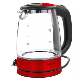 Better Chef 445054798771 7 Cup 360 Degree Glass Cordless Electric Kettle In Red