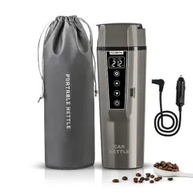Fcc390 Blongky Portable Electric Car Kettle 12v/24v Mini Water Boiler For