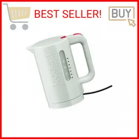 Bodum 080298514984 34oz Bistro Electric Water Kettle For Coffee And Tea Bpa-free Plastic Rapi