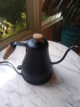 11883-259us Bodum 11883259us Goose Neck Electric Water Kettle Black Tested And Working
