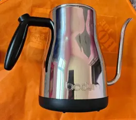 12103-1 Bodum Bistro Gooseneck Electric Water Kettle 34 Ounce Stainless Steel- No Base