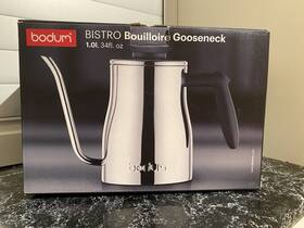 Bodum 19905-01us Bistro Gooseneck 1 Liter Water Kettle