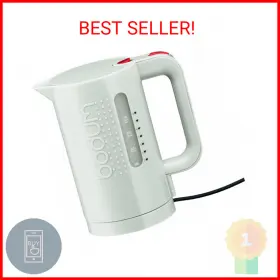 Bodum 445057275224 34oz Bistro Electric Water Kettle For Coffee And Tea Bpa-free Plastic Rapi