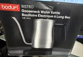 89080391 Bodum 34oz Electric Bistro Gooseneck Water Kettle With Temp Control Stainless Other