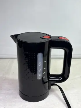 K11179-01us Bodum Bistro Electric Kettle Black Tested Working Heats Fast
