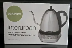 Bonavita 645240816051 Interurban 1.0 L Stainless Steel Variable Temp Kettle - New Open Box