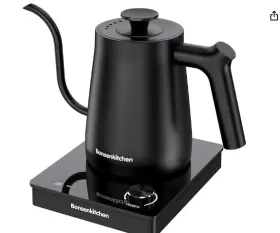 Ek8007 Bonsenkitchen Electric Pour-over Kettle For Coffee And Tea Matte Black With Ant