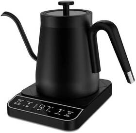 Branded 313050182153 Electric Gooseneck Kettle 1 F Temperature Control 304 Stainless Steel Inner