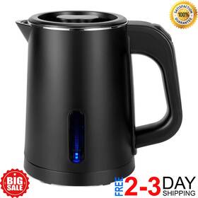 Branded 45264 Small Electric Tea Kettle Stainless Steel 0.8l Portable Mini Hot Water Boiler
