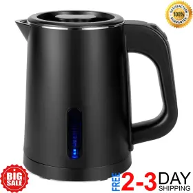 45264 Branded Small Electric Tea Kettle Stainless Steel 0.8l Portable Mini Hot Water Boiler