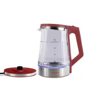 Branded Wtk1-1001-red Electric Red Tea Kettle 8.4 Cups With Blue Indicator Lights