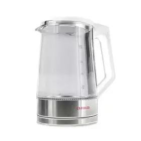 Wtk1-1001-wht Branded Electric Water Kettle W1200 White 8.4 Cups With Blue Indicator Lights