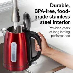 Brands 313102420400 Electric Tea Kettle Water Boiler And Heater 1.7 Liter Cordless Serving 1500