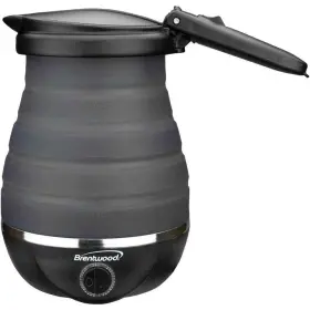 Kt-1508bk Brentwood 3.4-cup Black Dual-voltage Collapsible Travel Kettle