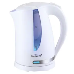 Kt-1616w Brentwood 1 100-watt Cordless Electric Kettle With Concealed Stainless Steel
