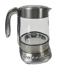 Bke855 Breville 021614813213 The Smart Crystal Luxe Brushed Stainless Steel Glass Kettle Nwob