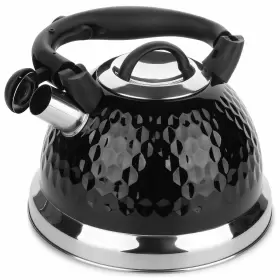 Brew To A Tea 850024315150 Btat- Kettle 2.8 Quart / 3 Liter Stainless Steel Black Ket