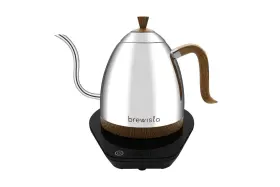 Brewista 810060501320 Artisan Electric Gooseneck Kettle Water Boiler With Lcd Panel Precise Tempe