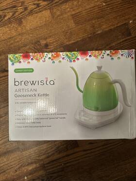 Brewista Ba10vketl-mb Artisan Electric Gooseneck Kettle Limited Edtion Candy Edition Green