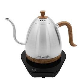 Brewista Ba10vketl-ss Artisan Electric Gooseneck Kettle Water Boiler With Lcd Panel Precise Tempe