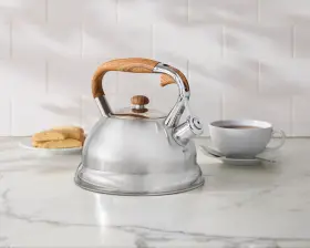 Brylanehome 085081650511 Mr. Coffee 2 Quart Tea Kettle - Silver