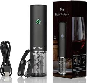 Bsj Asni Bsj-1002 Electric Wine Opener Rechargeable Automatic Bottle Ivory