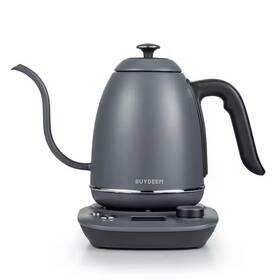 Buydeem 445056511569 0.8 L Electric Gooseneck Kettle 304 Food Grade Stainless Steel Boiler Heater Wit
