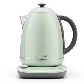 Buydeem 711181736205 7-cup 1.7 L Stainless Steel Electric Tea Kettle With Temperature Control And Boi