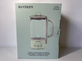 Buydeem K32us-90-a2 Travel Coffee And Tea Beverage Maker 0.6l 20oz Electric Kettle